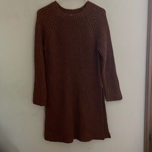 Brown long sweater/dress forever 21!